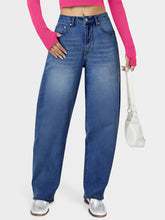 High Waist Stretch Mom Jeans