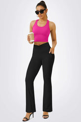 High Waist Flared Yoga Pants