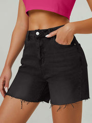 Women's High Waist Denim Shorts