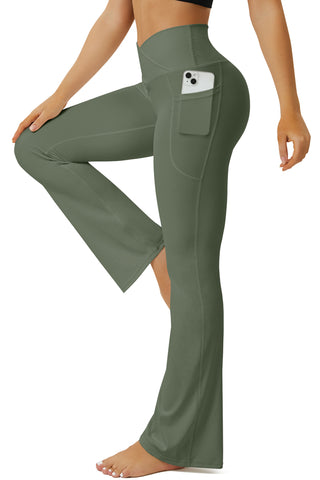 High Waist Flared Yoga Pants
