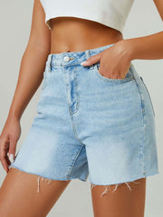 Women's High Waist Denim Shorts