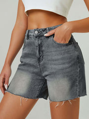 Women's High Waist Denim Shorts