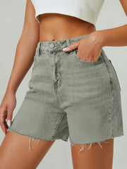 Women's High Waist Denim Shorts