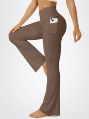 High Waist Flared Yoga Pants