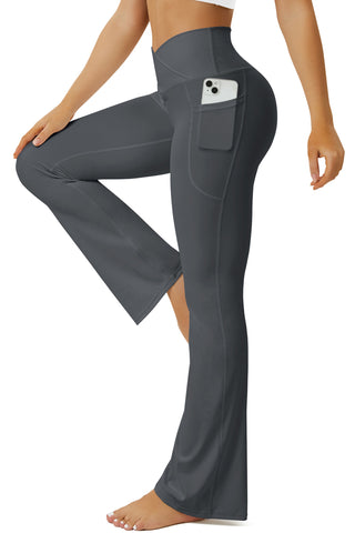 High Waist Flared Yoga Pants