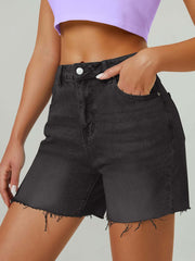 Women's High Waist Denim Shorts