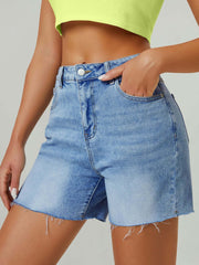 Women's High Waist Denim Shorts