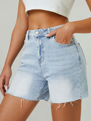 Women's High Waist Denim Shorts