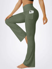 High Waist Flared Yoga Pants