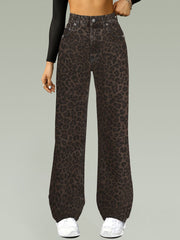 Straight High Waist Wide Leg Jeans