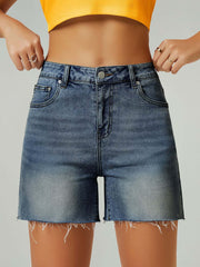 Women's High Waist Denim Shorts