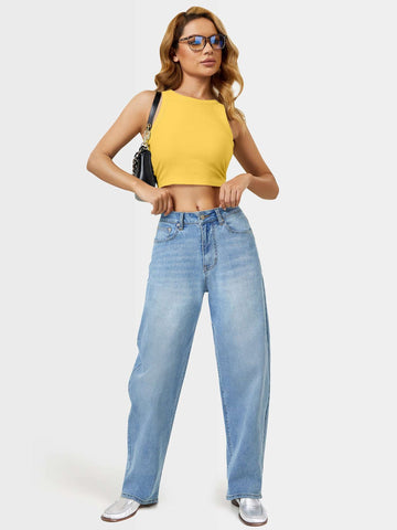 High Rise Classic Stretch Mom Jeans