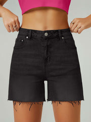 Women's High Waist Denim Shorts