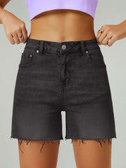 Women's High Waist Denim Shorts