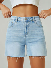Women's High Waist Denim Shorts