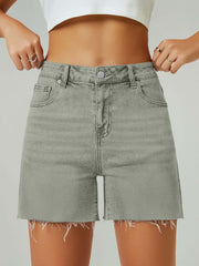 Women's High Waist Denim Shorts