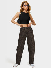 High Waist Stretch Mom Jeans