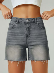 Women's High Waist Denim Shorts