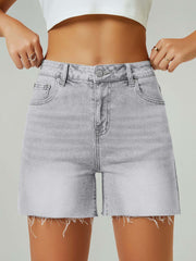 Women's High Waist Denim Shorts