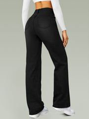 Straight High Waist Wide Leg Jeans