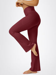 High Waist Flared Yoga Pants