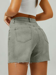 Women's High Waist Denim Shorts