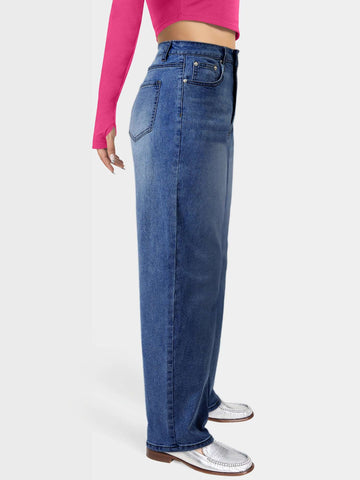 High Rise Classic Stretch Mom Jeans