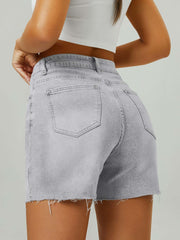 Women's High Waist Denim Shorts