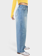 High Waist Stretch Mom Jeans