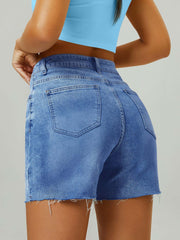 Women's High Waist Denim Shorts