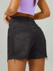 Women's High Waist Denim Shorts