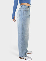 High Waist Stretch Mom Jeans