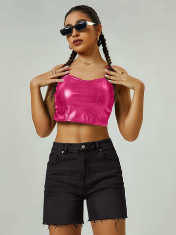 Elegant High Waist Mom Denim Shorts