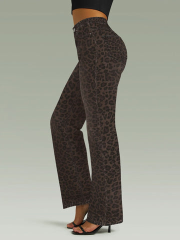 Straight High Waist Wide Leg Jeans