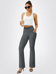 High Waist Flared Yoga Pants