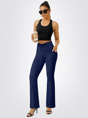 High Waist Flared Yoga Pants