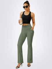 High Waist Flared Yoga Pants