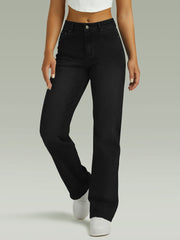 Straight High Waist Wide Leg Jeans
