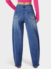 High Waist Stretch Mom Jeans