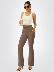 High Waist Flared Yoga Pants