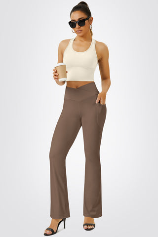 High Waist Flared Yoga Pants