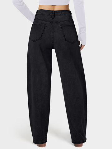 High Waist Stretch Mom Jeans