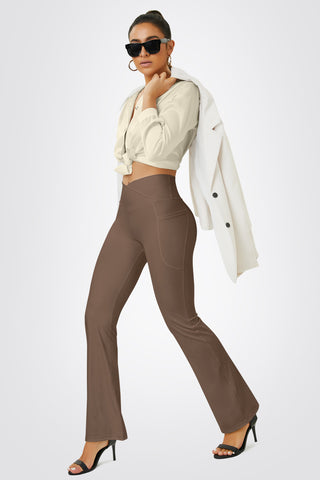 High Waist Flared Yoga Pants