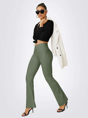 High Waist Flared Yoga Pants