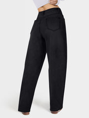 High Waist Stretch Mom Jeans