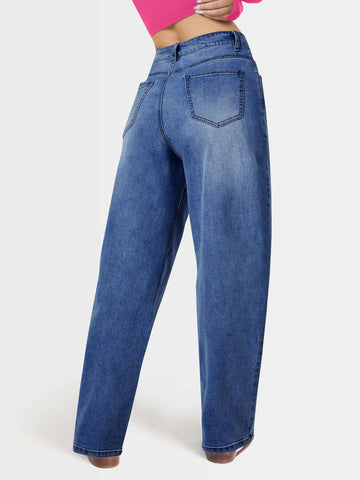 High Rise Classic Stretch Mom Jeans