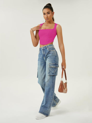 Women's Straight Work Jeans