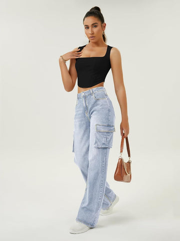 Women's Straight Work Jeans